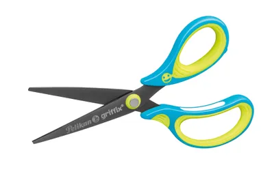 Produktbild von Pelikan Schere griffix SC1BRS blau Rechtsh. 1er Blister
