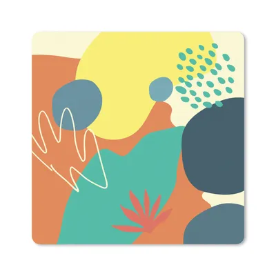 Produktbild von MuchoWow® Mauspad Mousepad Sommer - Flecken - Abstrakt 30x30 cm - Mousepads - Maus Mat - Pad - Mausunterlage - Gaming