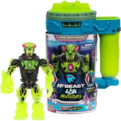 Immagine prodotto di Mutator Atomic Earth Panther Figurina MRBEAST LAB ROCK 13 cm Dai 5 anni in su