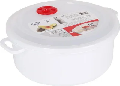 Produktbild von Lunchbox mit Deckel für die Mikrowelle Dem 3 L 28 x 23 x 10 cm (12 Stück)