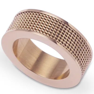 Produktbild von GOOIX 443-05871 Damen Ring Edelstahl rosé 54 (17.2)