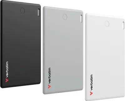 Immagine prodotto di Verbatim My Finder, Personal, Finder, Nero, Argento, Bianco, Resistente alla polvere, Impermeabile, IP66, 1440 h