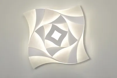 Produktbild von casa NOVA Deckenleuchte ANGY DH 48x6 cm weiß Deckenlampe