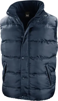 Image de Result Core R223X | Nova Lux Padded Bodywarmer / Remplissage : 550 g/m² Polyester - Couleur : Navy - Taille : 3XL