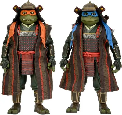 Produktbild von Turtles III Actionfiguren 2-Pack Leonardo & Michelangelo 18 cm...