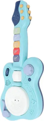 Productafbeelding van Kinder Gitaar Speelgoed - Elektronische Peutergitaar Muziekinstrument - Muziek Leren Spelen - Kleurrijk Cartoonontwerp