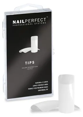 Produktbild von NailPerfect Accessoire NailPerfect Tips & Forms Salon Perfection Tips 100Tips