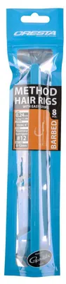Produktbild von Cresta Method Hair Rigs + Stop - 8 gebundene Angelhaken, Gr./Durchmesser/Tragkraft:Gr. 12 /5.3kg /0.24mm