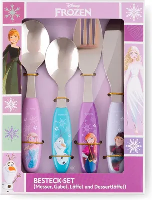 Obrázok produktu pre Frozen 4-dielna sada príborov z ABS