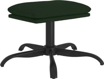 Produktbild von vidaXL Fußhocker Dunkelgrün 60x60x36 cm Samt