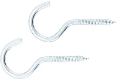 Image de BGS TECHNIC Crochet à visser 88183, 90 mm, 2 pièces