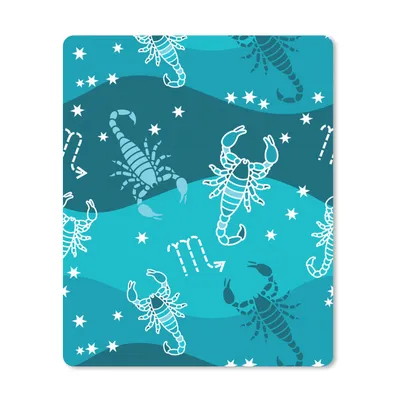 Produktbild von MuchoWow® Mauspad Mousepad Skorpion - Tierkreiszeichen - Muster 30x40 cm - Mousepads - Maus Mat - Pad - Mausunterlage - Mausmatten