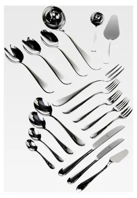 Produktbild von Natura Besteck-Servierset, silberfarben, 151 Teile