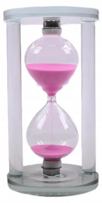 Produktbild von Sanduhr 10 Minuten Eieruhr aus Glas & Kunststoff - Präziser Küchentimer & Stilvolle Deko