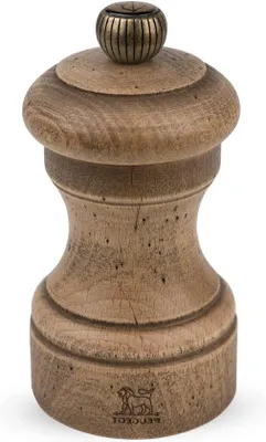 Productafbeelding van Antieke houten pepermolen - 10 cm