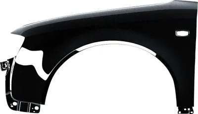 Produktbild von BLU Premium Kotflügel Passend für Audi A4 B6 LZ9W Links Schwarz EbonySchwarz | 2000-2004 | Vorderseite Vorne | Lackiert | Einbaufertig | Verzinkt
