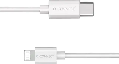 Obrázek produktu pro Q-Connect® KF17044 Nabíjecí kabel Lightning na USB-C 2.0 1,0 m bílý