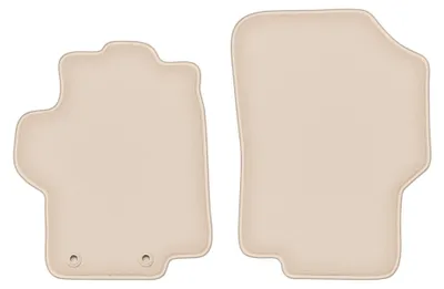 Immagine prodotto di Tappetini anteriori in moquette per Peugeot 1007 2004-2009 (monovolume) – 2 pezzi, beige, su misura – Wielganizator FORTUNA