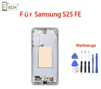 Produktbild von Original Samsung Galaxy S25 FE SM-S731 LCD Display Rahmen Bildschirm