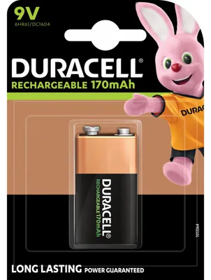 Image de Duracell Akku 9V HR22 B1 wiederaufladbar 170mAh, Blister 1