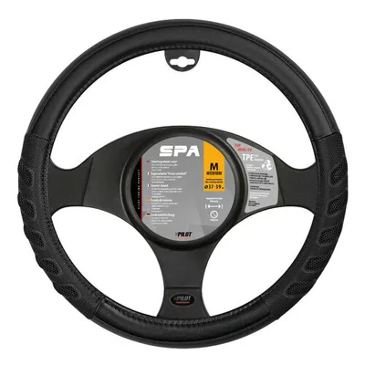 Obrázok produktu pre Poťah volantu Pilot SPA čierny M priemer 37/39 cm zo Skeentexu