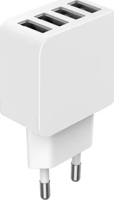 Image de Chargeur 4 USB A 5.4A FastCharge Blanc Bigben