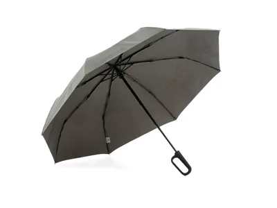 Produktbild von Damen- und Herren-Taschenschirm KRAGO Vollautomatik EASYFOLD Grau