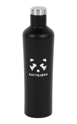 Produktbild von kattbjoern Trinkflasche Stainless Steel Drinking Bottle Black schwarz
