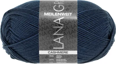 Produktbild von Lana Grossa Meilenweit 50 Cashmere 009 Marine 50g