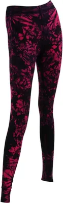 Produktbild von Leggings - Batik - Muster 14 - schwarz - pink