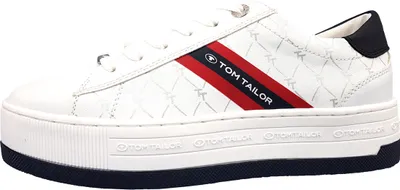 Produktbild von Tom Tailor Damenschuhe Schnürschuhe Sportive Sneaker Weiß Freizeit, Schuhgröße:39 EU