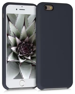 Produktbild von kwmobile Handyhülle für Apple iPhone 6 / 6S Hülle - Case Silikon - Kabelloses Laden - Schutzhülle Cover in Heidelbeerblau