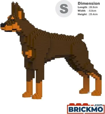 Obrázok produktu pre JEKCA Tehly Doberman Pinscher 01-M02 ST19PT25-M02