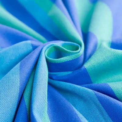 Produktbild von Hoppediz Tragetuch Curacao 4,60m royalblau/aqua/grün