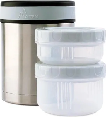 Produktbild von Laken Food And Cover 1l Thermosflasche Durchsichtig,Silber Durchsichtig,Silber One Size