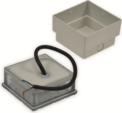 Image de ChiliTec LED Pavés BRIKX 10 blanc neutre 10x10x7cm, 80lm, IP67, 230V