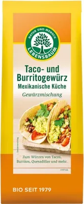 Produktbild von Taco- und Burritogewürz 50g von Lebensbaum