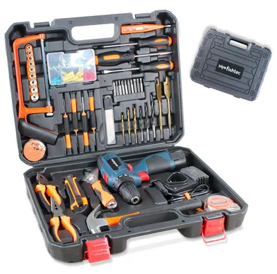 Productafbeelding van Toolbox met 108 Gereedschappen en Accessoires voor Klussen