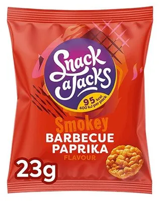 Zdjęcie produktu dla Snack-a-Jacks Mini Rice Cake Grill Pepper | Pudełko 8 sztuk