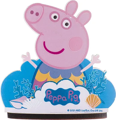 Produktbild von Tortendekoration aus Holz, Peppa Wutz