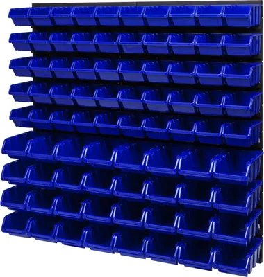 Produktbild von Stohovací boxy Nástěnná police Box Otevřené boxy s přední částí Systém hromadného skladování 82 boxů