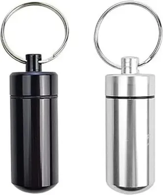 Produktbild von PLABBDPL 4 Stück Adressanhänger für Hunde Katzen,ID Tag Hundemarke Tiermarke mit Schlüsselringe und Wasserdicht Pillendose