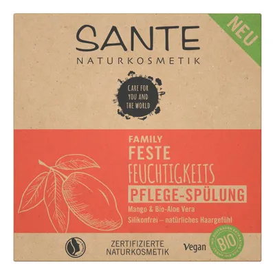 Produktbild von Sante Festes, Feuchtigkeitsspendende Feste Haarspülung mit Bio-Mango und Aloe Vera 60g