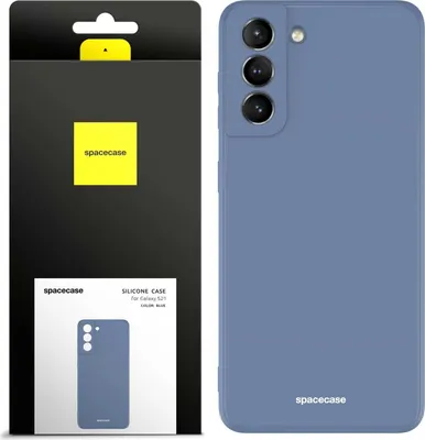 Image de Coque en silicone SPACECASE Coque en silicone pour Galaxy S21 Bleu