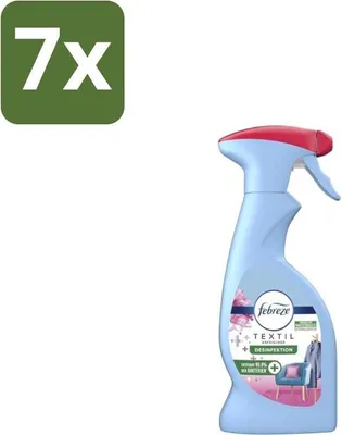 Produktbild von Febreze Textilspray – Rosa Nelken – 375 ml - Vorteilspack - 7 Stücke