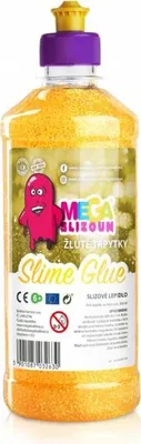 Zdjęcie produktu dla Klej szlamowy Megaslip PVA - żółty brokat