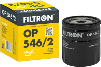 Produktbild von Ölfilter FILTRON OP 546/2 Anschraubfilter für FORD FOCUS III Turnier Kuga Mk2 (DM2) FOCUS III Mondeo V Kombi (CF) C-Max II (DXA/CB7, DXA/CEU) S-Max