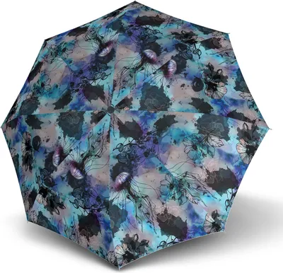 Produktbild von Knirps Taschenregenschirm Regenschirm T.200 Medium Duomatic Aquarius bunt