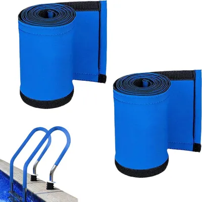 Produktbild von 2 Stück Handlaufabdeckungen für Pools, 1,2 m/1,8 m/2,4 m/3 m, rutschfeste und hitzebeständige Sicherheitsgriffe für Schwimmbäder