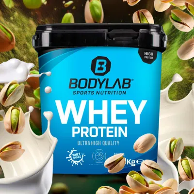 Produktbild von BODYLAB Whey Protein - 2000g - Pistazie